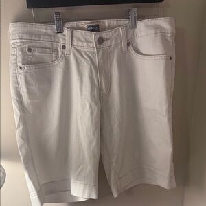 Signature White Women’sJean Shorts